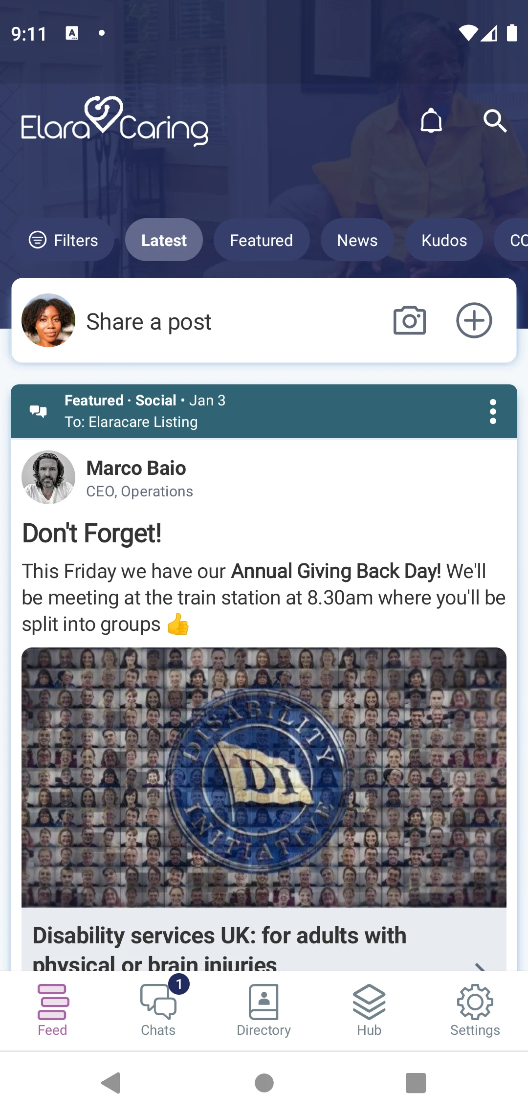 ElaraCare – Team Connections screenshot
