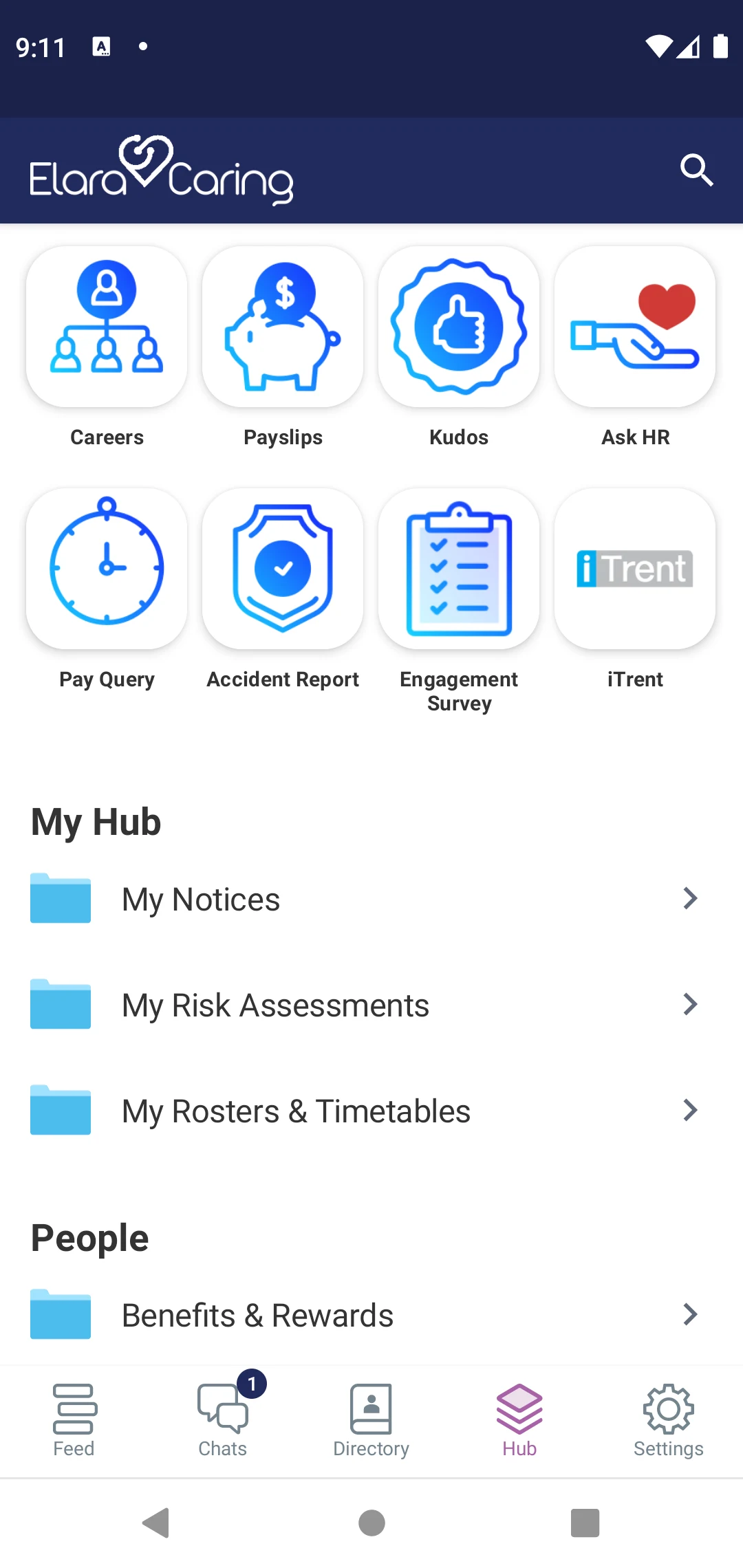 ElaraCare – Team Connections screenshot